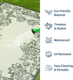 Garvee Outdoor Rugs 9' x 18’ Waterproof Reversible Mats, Large Area Plastic - Image 2