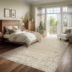 BILEEHOME Cream and Light Tan Rug - Image 5