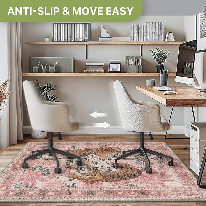 36"x60" Office Chair Mat for Hardwood Tile Floor, Under Desk Carpet Protector - Image 3