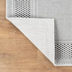 CAMILSON Easy Jute Rug 8x10, Indoor Outdoor Off-White Color Fiber Area Rugs - Image 5