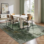 6x9 Area Rugs - Modern Abstract Washable Rug, Ultra Soft Non Slip Low Pile - Image 4