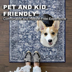 KILOCOCO Hallway Runner 2x7 Rug Runner Printed Vintage Floral Washable Kitchen - Image 5