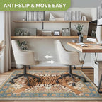 48"x60" Office Chair Mat for Hardwood Tile Floor, Under Desk Carpet Protector - Image 3