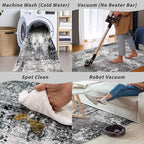 2x4 Washable Runner Rug – Non-Slip Small Throw Rug - Image 8