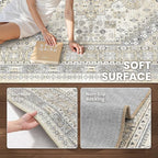 zesthome 9x12 Area Rugs, Stain Resistant Washable Rug, Ultra-Thin Rugs - Image 6