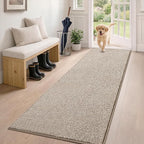 PURRUGS Dirt Trapping Door Mat 24" x 59", Non-Slip Machine Washable Entryway Rug by PURRUGS