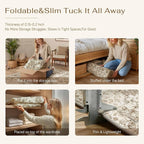 2x3 Washable Neutral Area Rug Brown Vintage Entryway Kitchen Carpet Non-Slip - Image 7