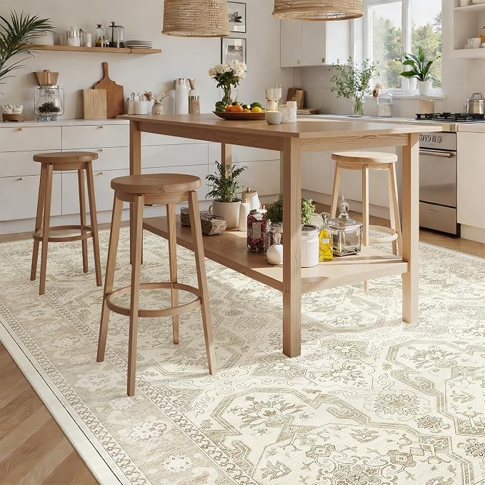 Soalmost Washable Area Rug 8x12, Large Soft Rugs - Image 4