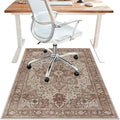 36"x48" Office Chair Mat for Hardwood Tile Floor, Under Desk Carpet Protector by BESBLEE