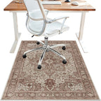 36"x48" Office Chair Mat for Hardwood Tile Floor, Under Desk Carpet Protector by BESBLEE