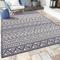 Outdoor Rug Carpet 5x8 ft, Flatweave Textured Outdoor Patio Rug Non Slip Indoor by MontVoo