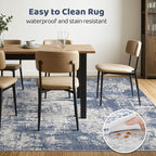 Area Rugs 9x12 Living Room: Washable Large Abstract Modern Soft Rugs Stain - Image 6