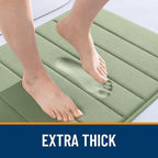 OLANLY Memory Foam Bath Mat 40x24, Super Soft Absorbent Bathroom Rugs, Quick Dry - Image 6