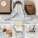 3x16 Washable Runner Rug for Hallway, Non-Slip Long Hallway Runner for Entryway - Image 8