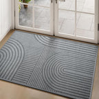 Front Door Mat 36''x59'', Absorbent Dirt Resist Washable Non Slip Low-Profile - Image 8