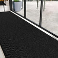 Commercial Door Mat 3'x16' Black, Heavy Duty Industrial Floor Mat by Unknown