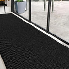 Commercial Door Mat 3'x16' Black, Heavy Duty Industrial Floor Mat by Unknown