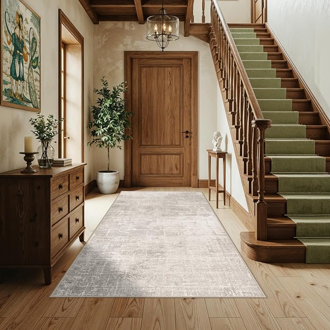 4x6 Living Room Area Rugs: Washable Abstract Non-Slip Small Carpet - Image 6