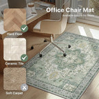 48"x60" Office Chair Mat for Hardwood Tile Floor, Under Desk Carpet Protector - Image 3