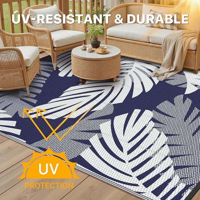 GENIMO Waterproof Outdoor Rug 8' x 10' - Image 4