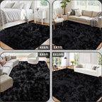 4x6 Area Rug for Living Room: Ultra Soft Fluffy Rug Modern Large Thicked Shag - Image 5