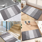 Kitinjoy Indoor Outdoor Door Mat, 71x47 Non-Slip Absorbent Dirt Trapper - Image 6