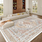 zesthome 8x12 Area Rugs, Stain Resistant Washable Rug, Ultra-Thin Rugs - Image 4