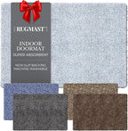 Premium Microfiber Indoor Door Mat – 36"x60" Washable Entry Mat, Waterproof by RugMast
