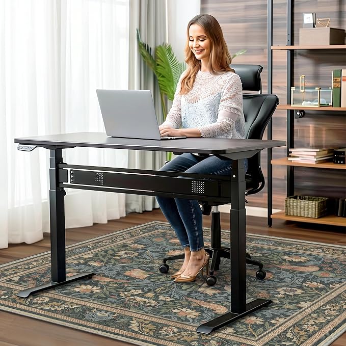 36"x48" Office Chair Mat for Hardwood Tile Floor, Under Desk Carpet Protector - Image 2