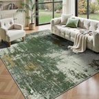 6x9 Area Rugs - Modern Abstract Washable Rug, Ultra Soft Non Slip Low Pile by Yarooge