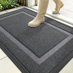 OLANLY Front Door Mat Indoor Outdoor Entrance, Waterproof All-Season, by OLANLY