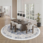 zesthome 9ft Round Rugs for Living Room, Non-Slip Washable Round Area Rugs - Image 9