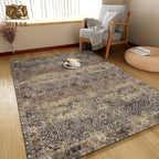 Washable Area Rug 6' x 9' Vintage Traditional Persian Mat - Image 4