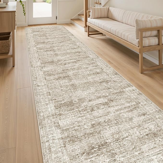 Runner Rug 2'6" x 10' Washable Non-Slip Runner Rugs - Image 3