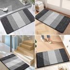 Kitinjoy Indoor Outdoor Door Mat, 36x24 Non-Slip Absorbent Dirt Trapper - Image 6