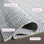 SAFAVIEH Outdoor Square Rug 9' - Image 5