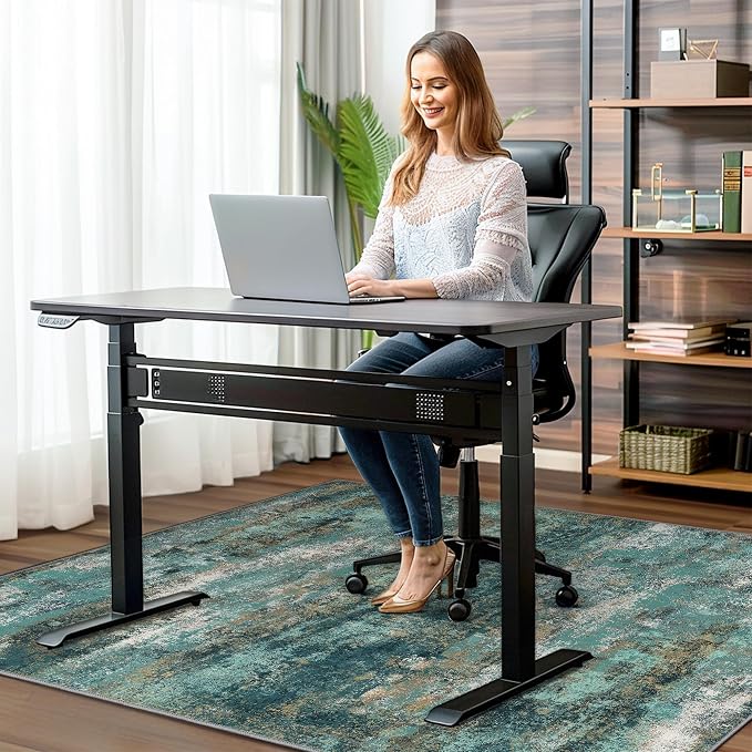 48"x72" Office Chair Mat for Hardwood Tile Floor, Under Desk Carpet Protector - Image 2