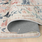 5x7 Area Rugs Washable Rug: Boho Living Room Rug Soft Non-Slip Low Pile Carpet - Image 7