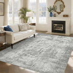 5x7 Area Rugs Washable Living Room Rug-No Slip Soft Carpets Modern Abstract by Unknown