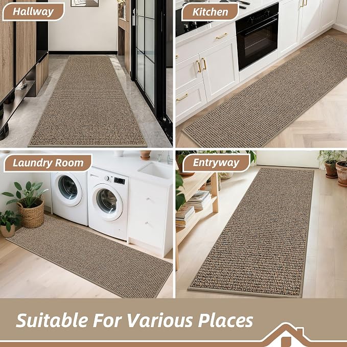 BEQHAUSE Hallway Runner Rugs 2x8, Hallway Rug Non-Slip Washable, Runner Rug - Image 7
