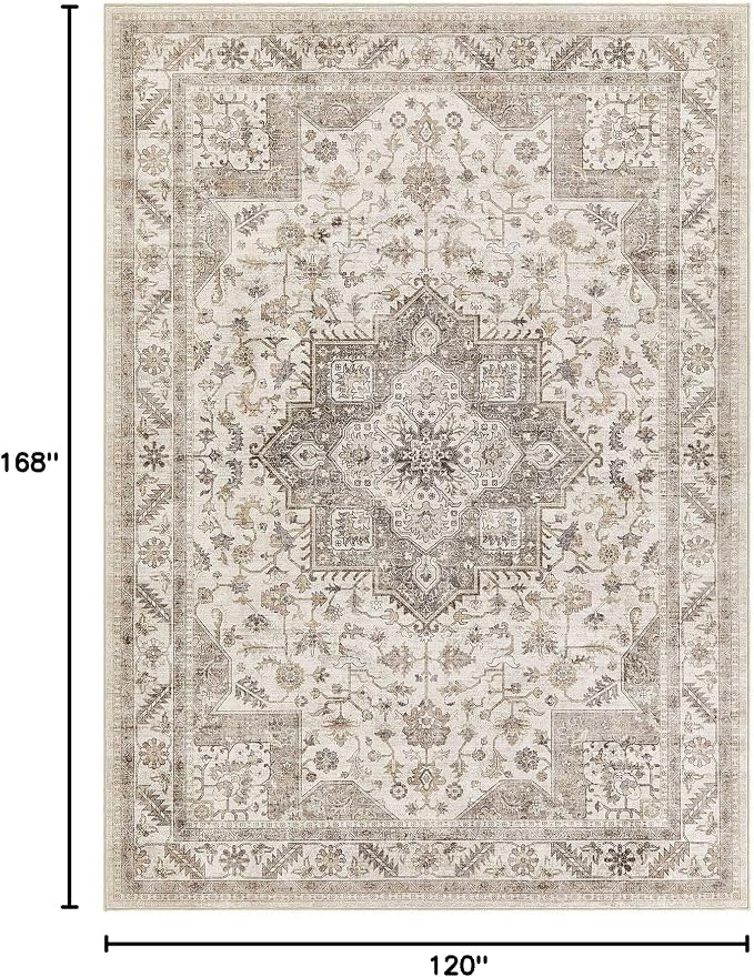 Vintage Living Room Area Rug 10x14 - Image 2