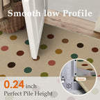 HUGEAR 5x7 Jute Outdoor Indoor Rug Washable Geometric Linen Textured Weave High - Image 7