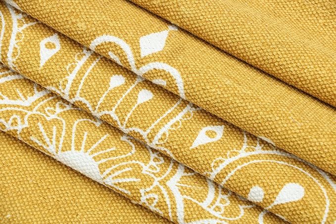 Hand Woven 100% Cotton Yoga Mat- Thick Handloom Made in India- - Image 5