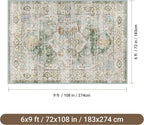 befbee 6x9 Area Rugs for Living Room - Image 2