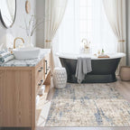 4x4 Square Entryway Rug Washable – Non-Slip Small Area Rug - Image 4