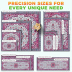 Hompet Cat Litter Mat 2 Pack, 54x54 Large Machine Washable Trapping Mats - Image 7