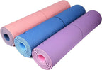 YOGATI® Yoga Mat with Strap with Alignment Lines. Home Workout Mat - Image 8
