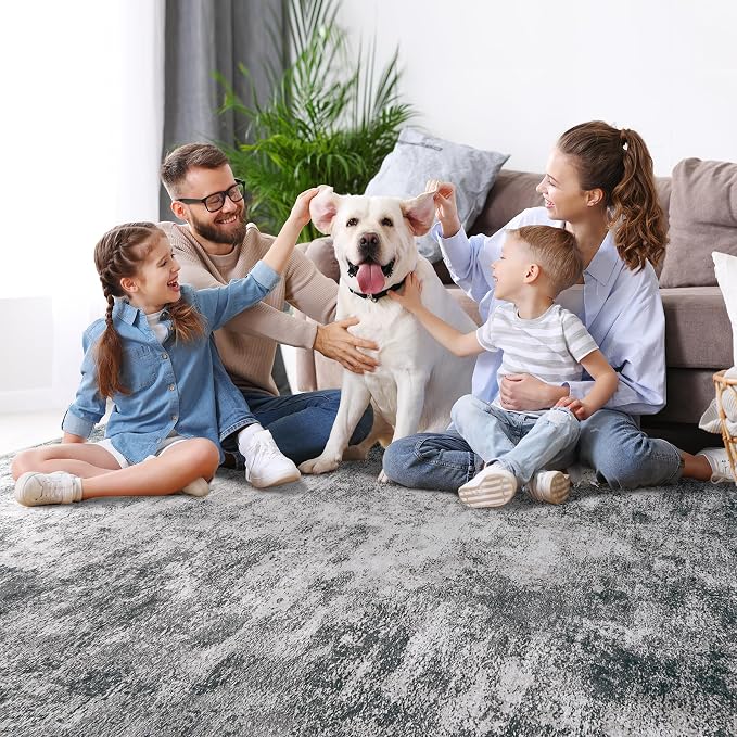 8x10 Area Rugs for Living Room Rug Washable: Modern Large Rug for Dining Room - Image 7