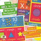 KC Cubs Bilingual Educational Kids Rug – English & Spanish ABC Alphabet - Image 8