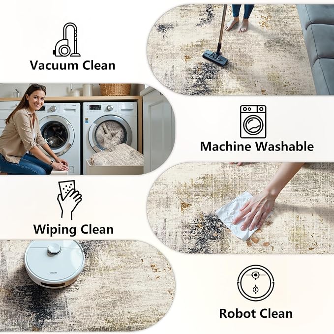 4x6 Washable Area Rugs - Image 4